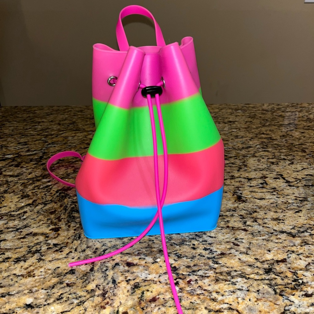 American Jewel Silicon Jelly Backpack Purse